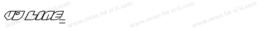 vd line字体转换